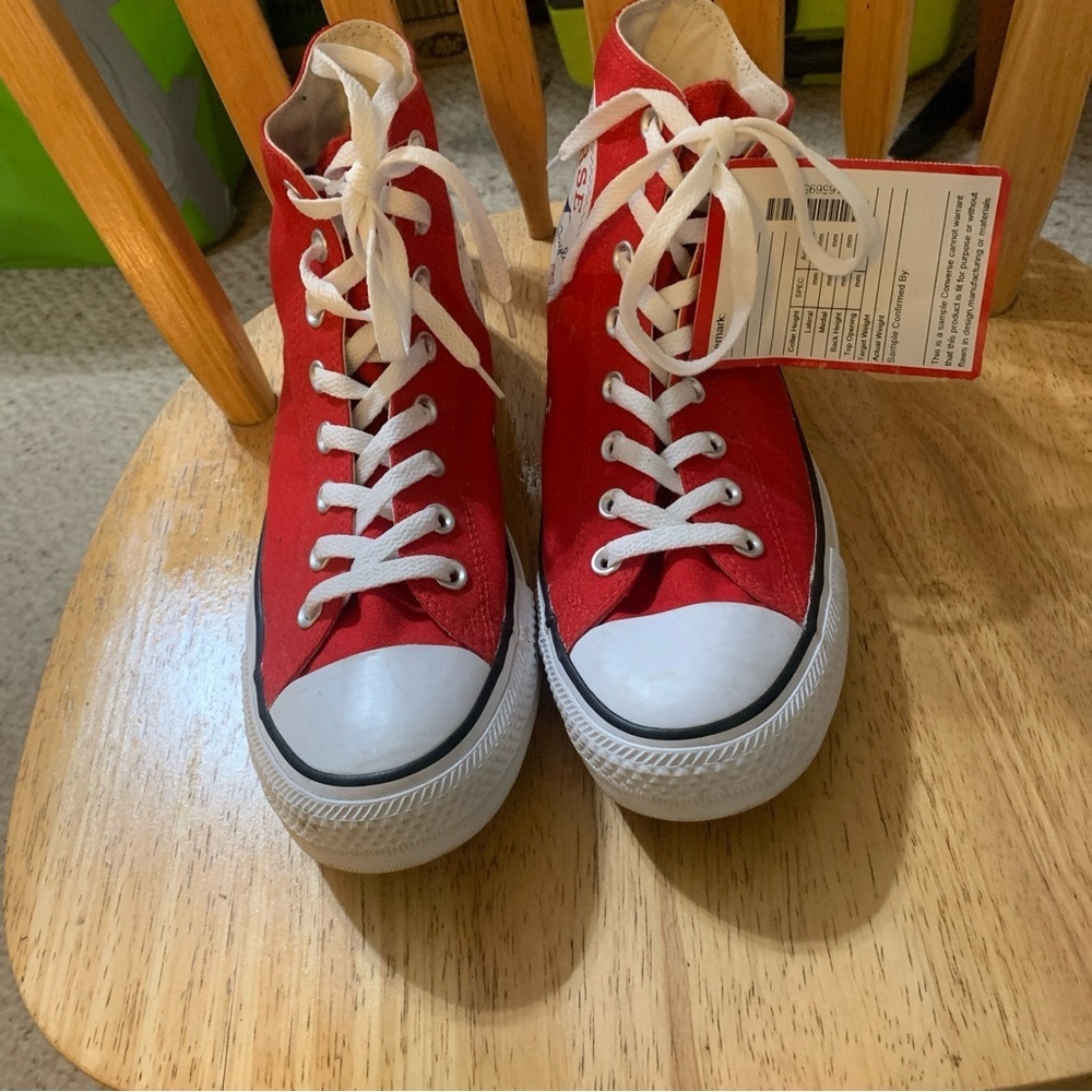 Unisex Converse high top, these were samples